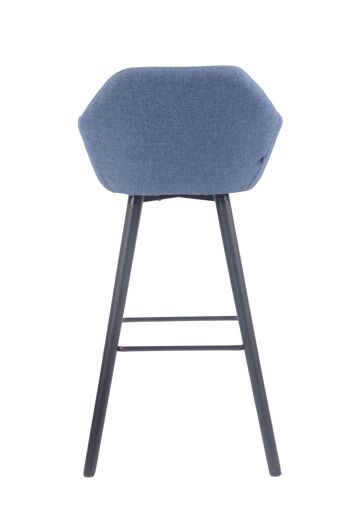 Tabouret Stella Tissu Bleu 8x52cm 5