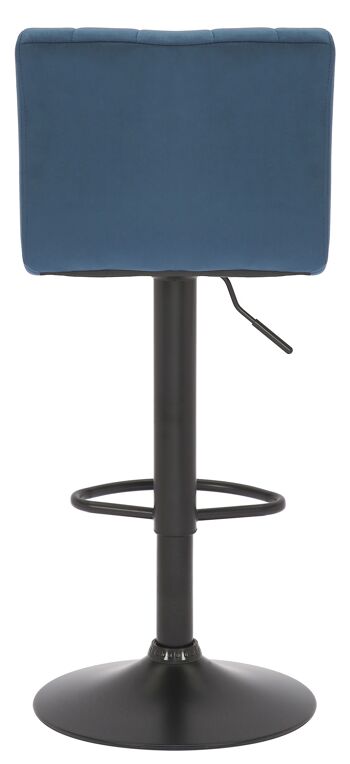 Tabouret Pazzano Velours Bleu 7x50cm 3