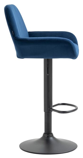 Tabouret de bar Ardore Velours Bleu 7x52cm 3