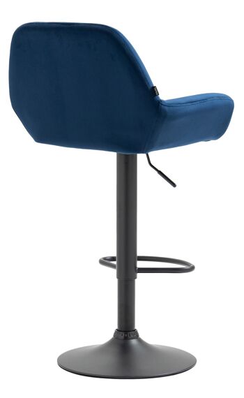 Tabouret de bar Ardore Velours Bleu 7x52cm 4