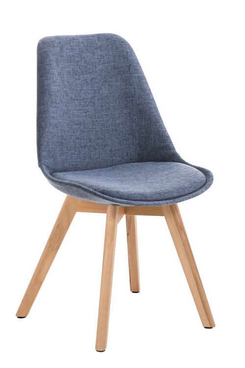 Iavari Bezoekersstoel Stof Blauw 5x41cm