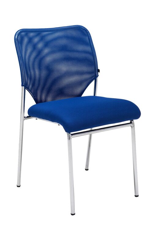 Sernio Bezoekersstoel Stof Blauw 9x56cm