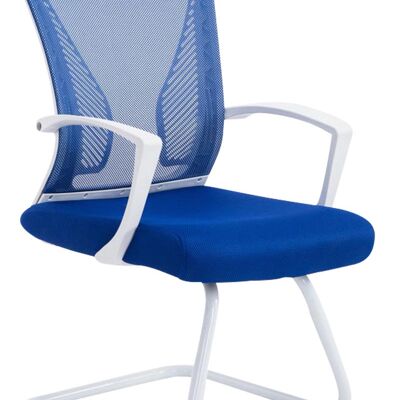 Corzano Bezoekersstoel Stof Blauw 10x56.5cm