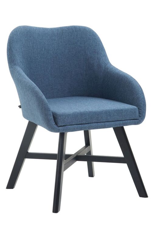 Polaveno Bezoekersstoel Stof Blauw 10x55cm