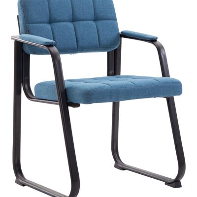 Aliminusa Bezoekersstoel Stof Blauw 10x58cm
