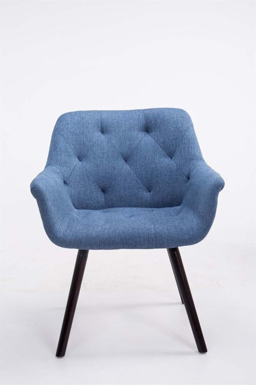 Baressa Bezoekersstoel Stof Blauw 12x60cm