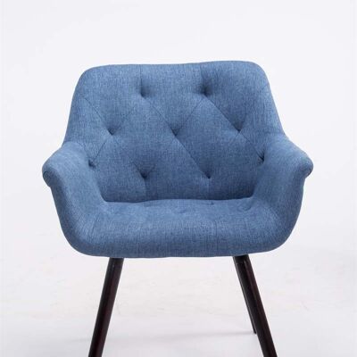 Baressa Bezoekersstoel Stof Blauw 12x60cm