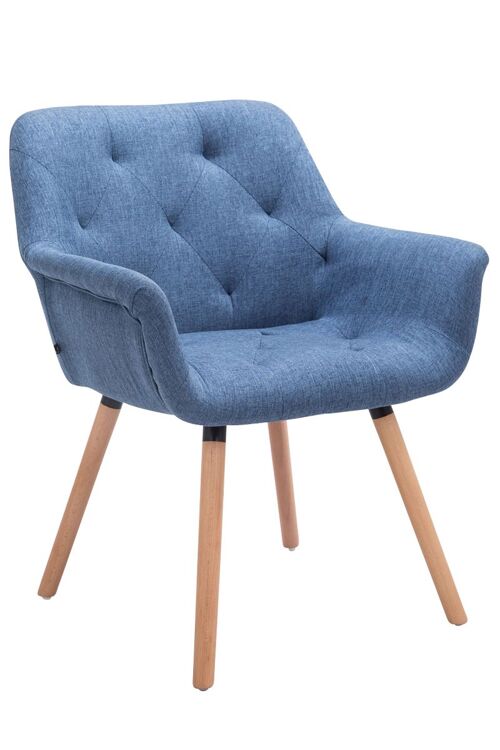 Bivona Bezoekersstoel Stof Blauw 12x60cm
