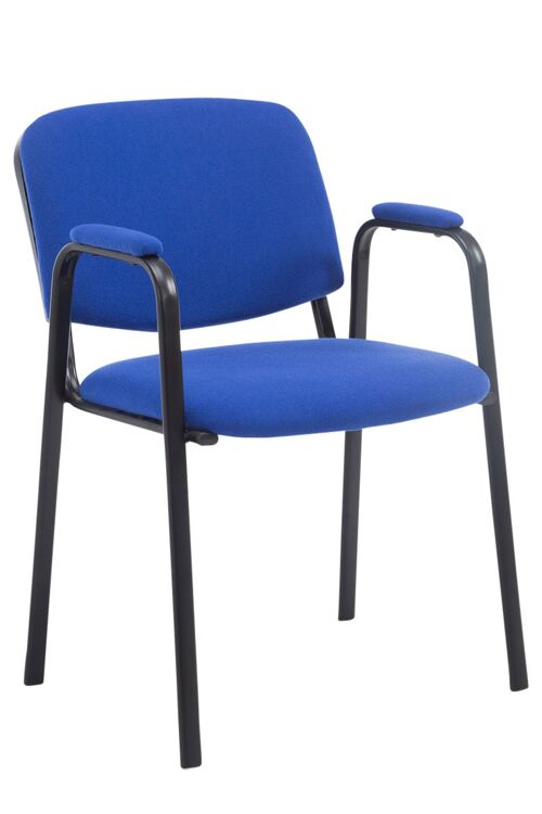 Acciano Bezoekersstoel Stof Blauw 7x55cm