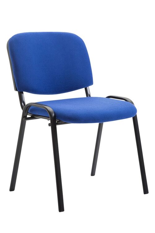 Traverso Bezoekersstoel Stof Blauw 4x53cm