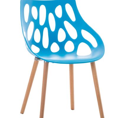 Montaldo Bezoekersstoel Plastic Blauw 5x58cm