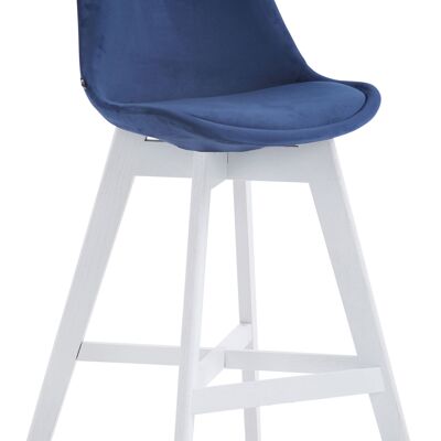 Quadrelle Bureaustoel Fluweel Blauw 6x56cm