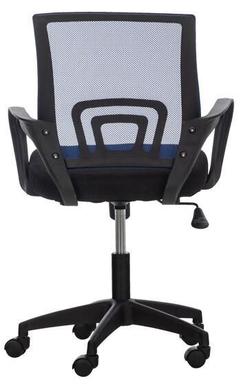 Somaglia Chaise de Bureau Microfibre Bleu 8x50cm 5