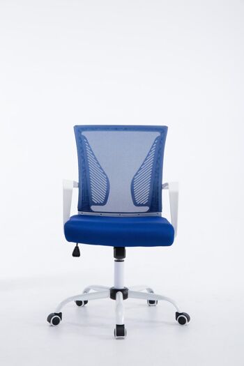 nettuno Chaise de bureau Microfibre Bleu 11x56.5cm 2