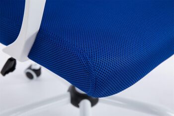 nettuno Chaise de bureau Microfibre Bleu 11x56.5cm 7