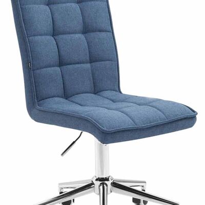 Frontone Bureaustoel Stof Blauw 7x61cm