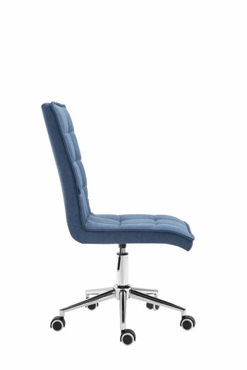 Frontone Chaise de bureau Tissu Bleu 7x61cm 2