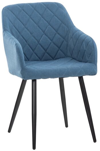 Boissano Chaise de salle à manger Bleu 6x44cm 1
