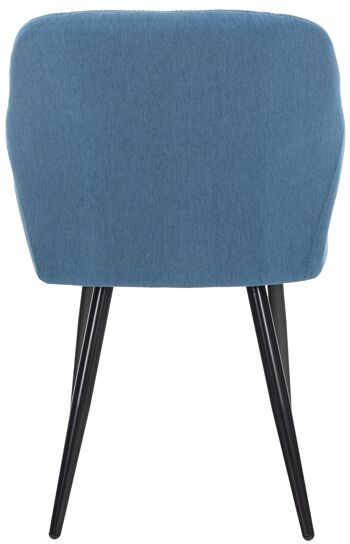 Boissano Chaise de salle à manger Bleu 6x44cm 3