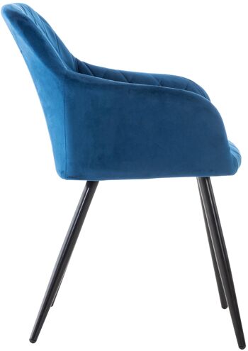 Astro Chaise de salle à manger Bleu 6x44cm 2