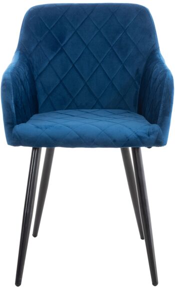 Astro Chaise de salle à manger Bleu 6x44cm 3