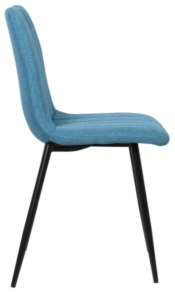 Lugnola Chaise de salle à manger Bleu 5x53cm 2