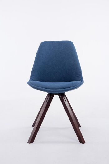 Cibali Chaise de salle à manger Tissu Bleu 6x56cm