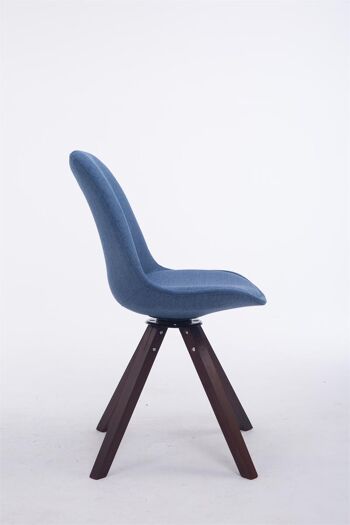 Collemoro Chaise de salle à manger Tissu Bleu 6x56cm 3