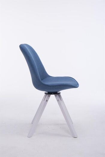 Chaise Marsala Tissu Bleu 6x56cm 3