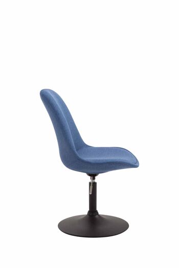 Volterra Chaise de salle à manger Tissu Bleu 6x57cm 2