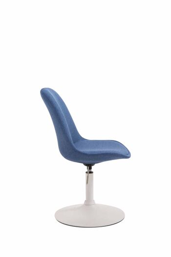 Piaggine Chaise de salle à manger Tissu Bleu 6x57cm 2