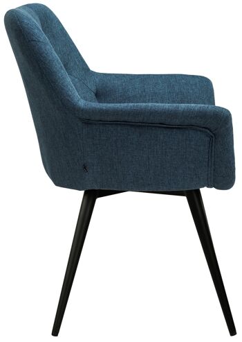 Grole Chaise de salle à manger Bleu 10x60cm 2