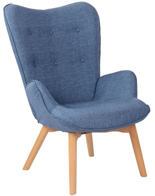 Savelli Fauteuil Stof Blauw 12x77cm