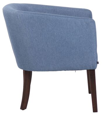 Fauteuil Puzzali Tissu Bleu 10x70cm 2