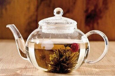 Teiera In Vetro Borosilicato Con Infusore In Vetro E Filtro - 800ml - HECOSFAIR