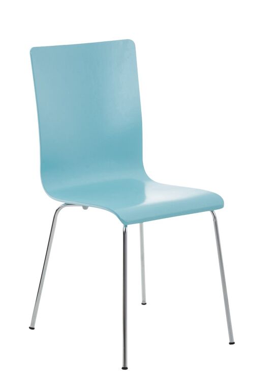 Grisciano Bezoekersstoel Hout Blauw 4x47cm