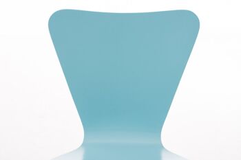 Linera Chaise visiteur Bois Bleu 4x47cm 4