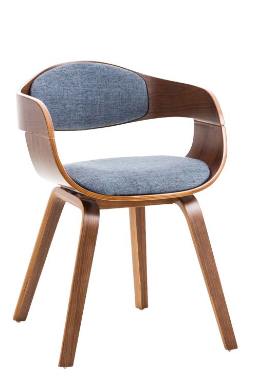 Prosperi Bezoekersstoel Stof Blauw 8x46cm