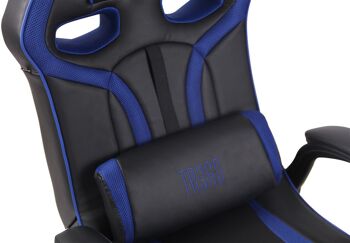 Bioparco Chaise de jeu Cuir artificiel Bleu 19x88cm 5