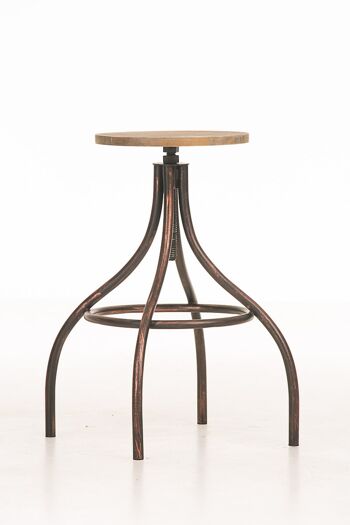 Tabouret de Bar Prarolo Métal Bronze 4x55.5cm 2