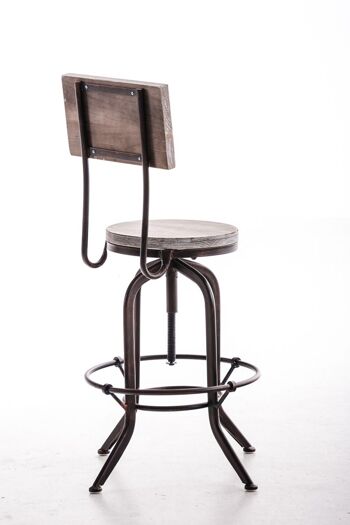 Bonaduce Tabouret de Bar Métal Bronze 8x41cm 4