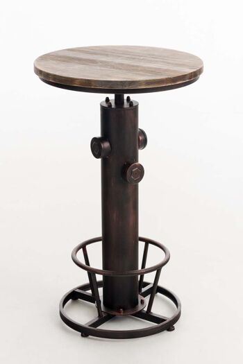 Table de bar Meneghini Bronze 15x60cm 2