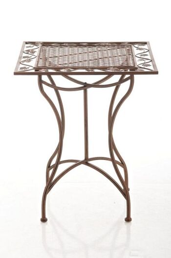 Table de jardin Cardoni marron 7x60cm 1