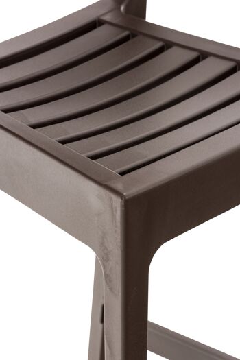 Tabouret de bar Sirtori Plastique Marron 5x51cm 3