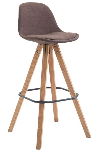 Tabouret Arcella Tissu Marron 5x44cm 1