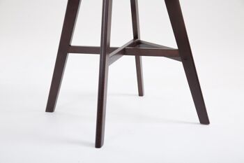 Granerolo Tabouret de Bar Cuir Artificiel Marron 6x56cm 4