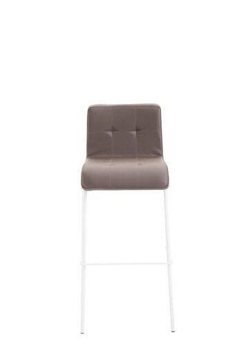 Acquaro Tabouret de Bar Similicuir Marron 7x45cm 2