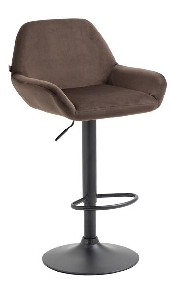 Simonini Tabouret Velours Marron 7x52cm 1