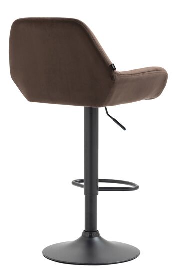 Simonini Tabouret Velours Marron 7x52cm 4