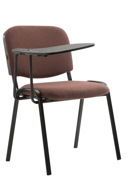Mitta Bezoekersstoel Stof Bruin 6x71cm